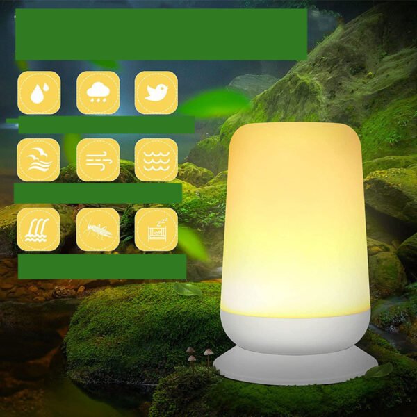 Smart Desk Lamp Dimmable RGB Atmosphere Bedroom Bedside Lamp LED - Image 3