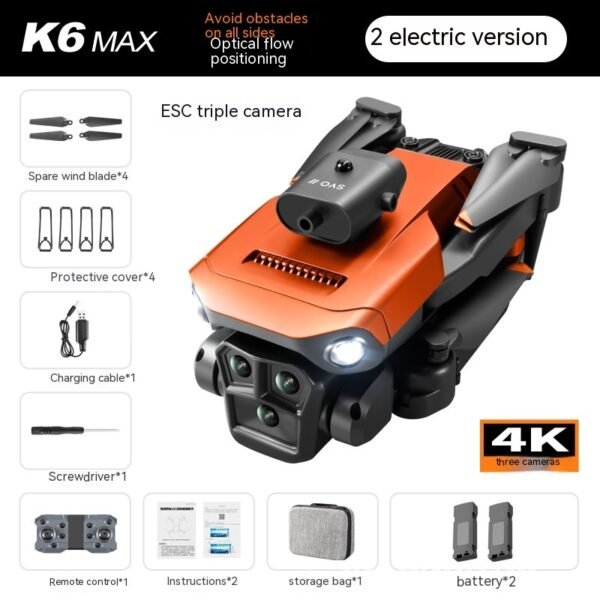 K6 MAX UAV Three-camera HD Aerial Photography Obstacle Avoidance - Image 3
