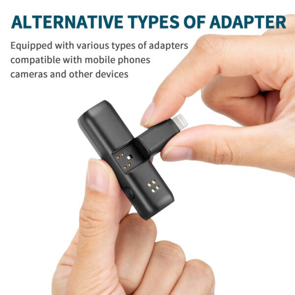 Little Bee Wireless Android I Phone Interview Lapel Microphone - Image 2