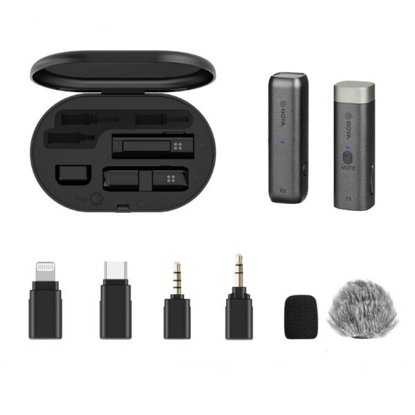Little Bee Wireless Android I Phone Interview Lapel Microphone - Image 4