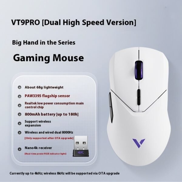 Wireless Mouse Lightweight T995 E-sports Ergonomic Game Office Dual-mode - Image 2