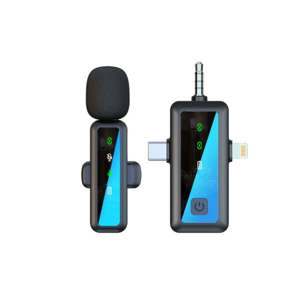 Wireless Collar Clip Microphone H65 Three-in-one Mobile Phone Computer Microphone - Image 2