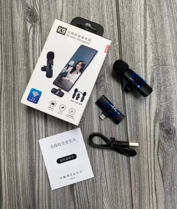 Collar Clip Microphone Outdoor Video Recording Wireless Microphone - Image 2