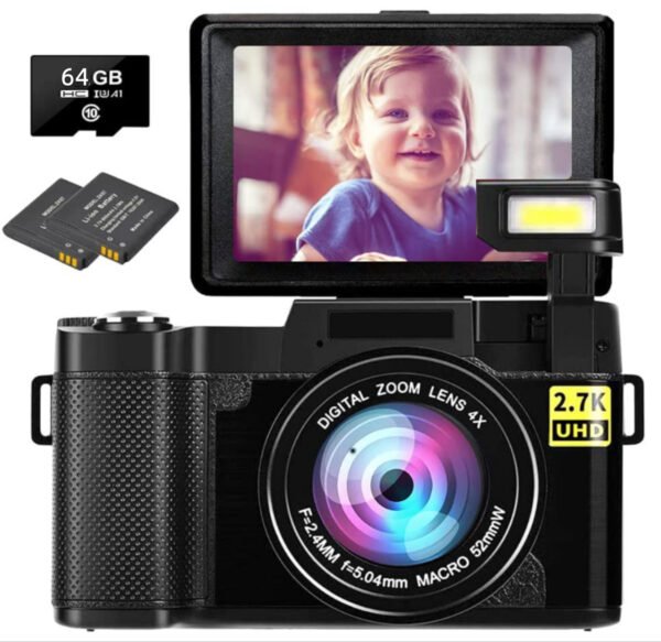 HD 27K With Flip HD Screen R2S Digital Camera - Image 6