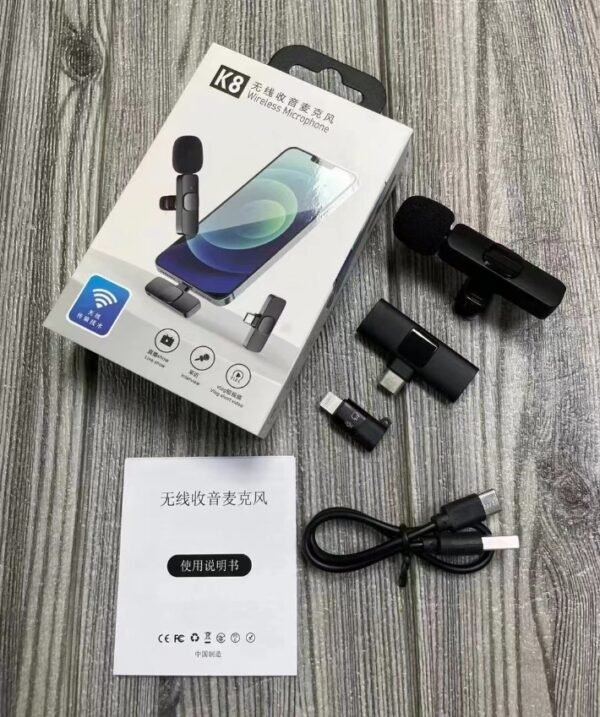 Collar Clip Microphone Outdoor Video Recording Wireless Microphone - Image 7