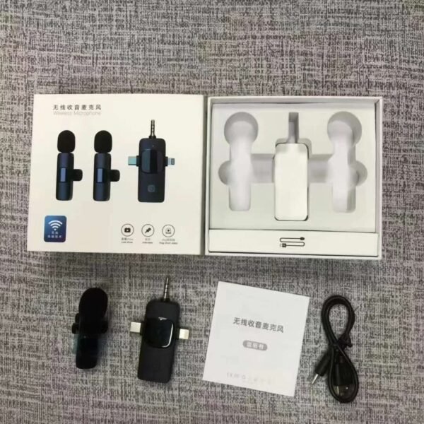 Collar Clip Microphone Outdoor Video Recording Wireless Microphone - Image 4