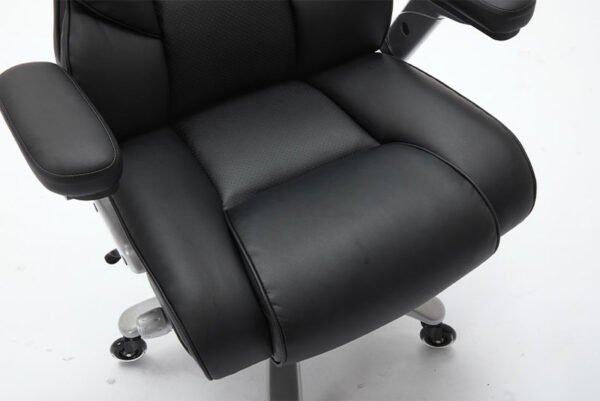 Big And Tall Office Chair 500lbs With Adjustable Lumbar Support, Executive Office Chair With Flip-up Armrest And Wider Seat, Ergonomic Leather Chair Breathable Cannot Be Sold On Temu - Image 10