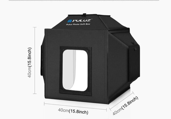 40cm Small Studio LED Folding Product Photo Light Box Simple Shooting Light - Image 2