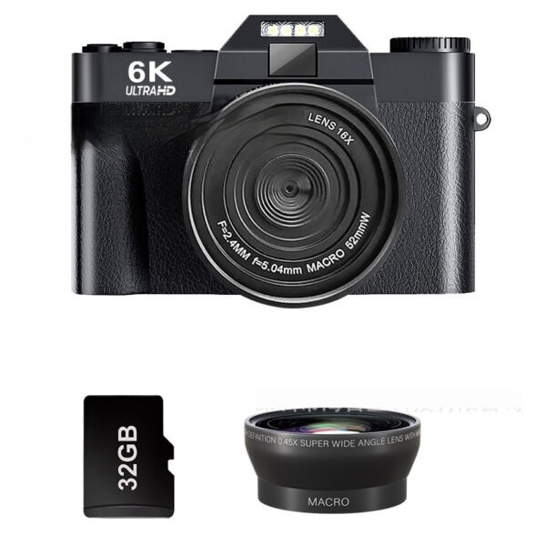 6K HD Digital Camera Mirrorless Camera Retro - Image 4