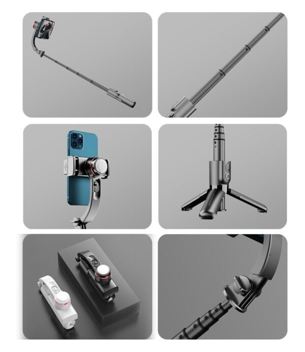 Mobile Phone Stabilizer Hand-held Tripod Head Selfie Stick - Image 7