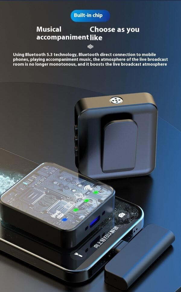 Wireless Microphone With Bluetooth Accompaniment Noise Reduction - Image 8