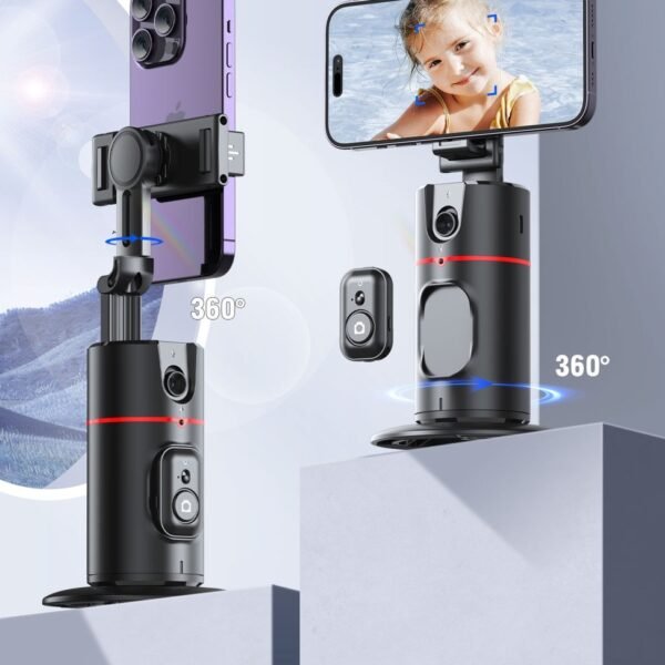 360 Degree Intelligent AI Facial Recognition Tracking And Tracking Stabilizer - Image 4